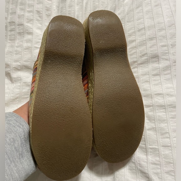 Dansko Jute Pro Vegan Multi Striped Clogs Comfort Womens 8.5-9 US 39 EU - Picture 2 of 3